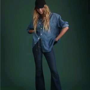 Gap “the big shirt” denim button down